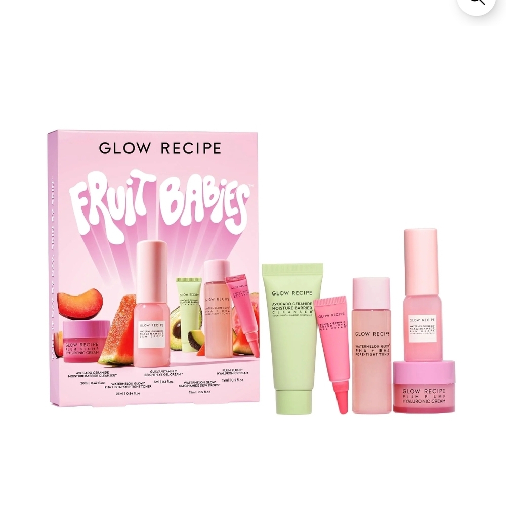 DO NOT BUY SOLD OUT Glow Recipe Fruit Babies Mini Set - Pink & Green